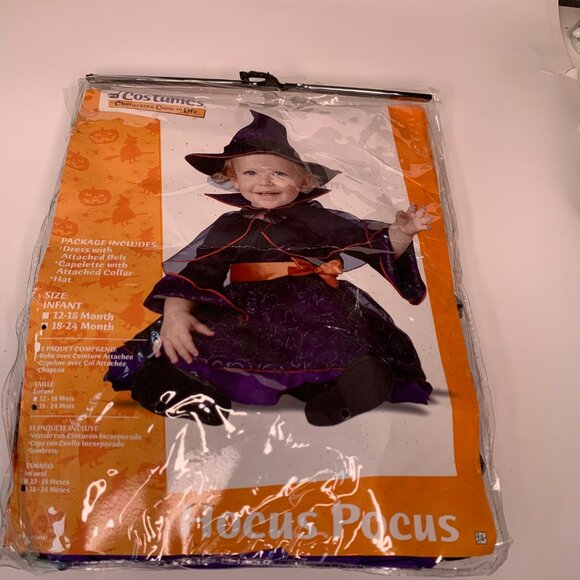 CALIFORNIA COSTUMES HALLOWEEN COSTUME HOCUS POCUS SIZE 18-24 MONTH - Picture 2 of 7